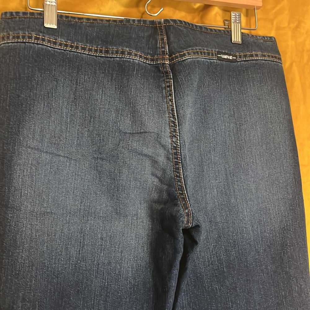 Retro Y2K Rampage Beaded Low Rise Flare Jeans EEUC Size 11 - Picture 5 of 6